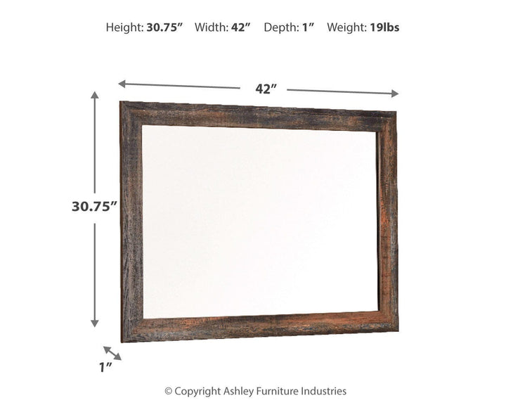 Drystan Bedroom Mirror - Beige (3)