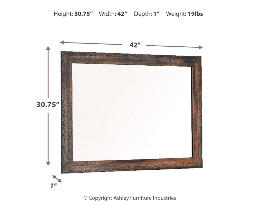 Drystan Bedroom Mirror - Beige (3)
