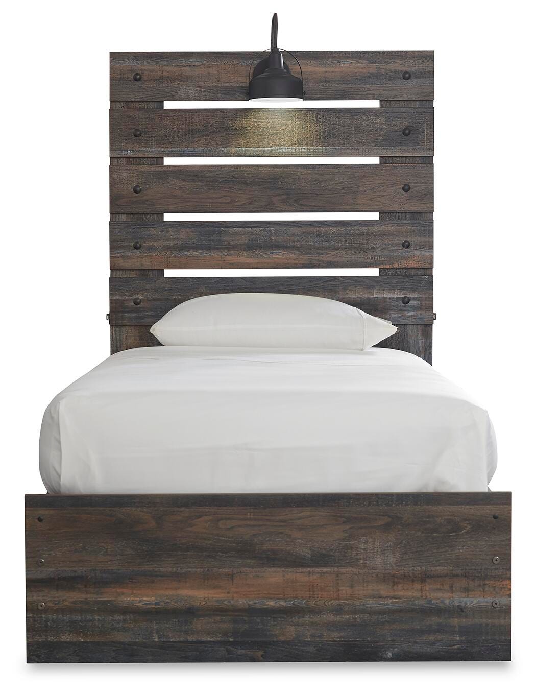 Drystan Twin Panel Bed with 2 Storage Drawers - Multi (2)