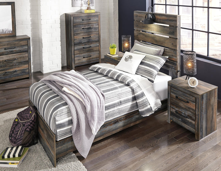 Drystan Twin Panel Bed - Multi (5)