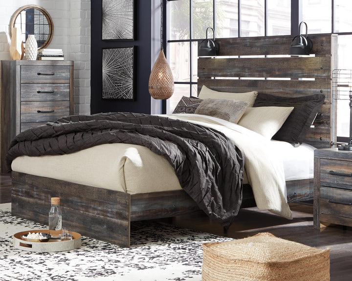 Drystan Queen Panel Bed - Multi (2)