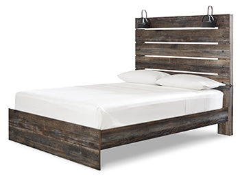 Drystan Queen Panel Bed and 2 Nightstands