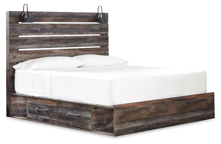 Drystan King Storage Bed, Dresser and Mirror - Multi (3)
