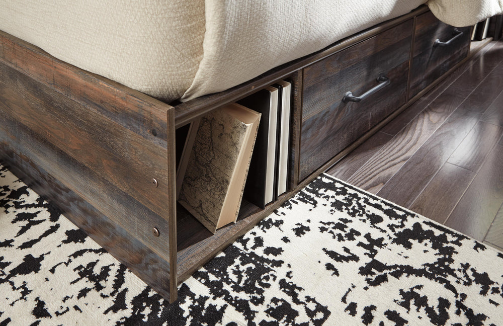 Drystan King Storage Bed, Dresser and Mirror - Multi (9)