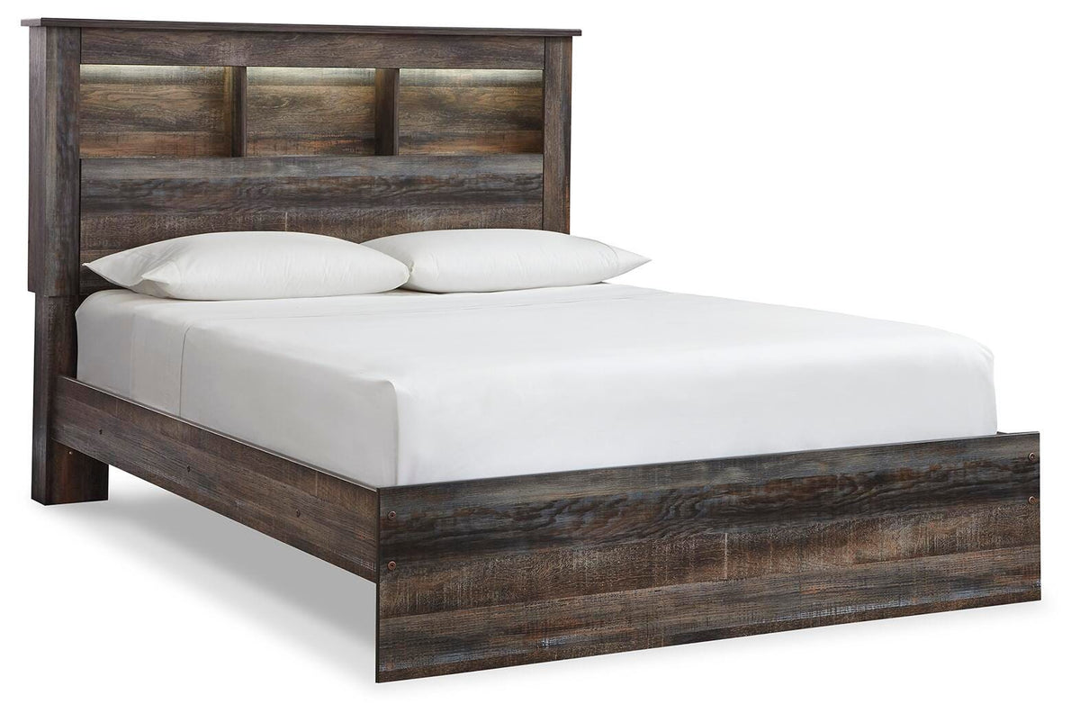 Drystan Queen Bookcase Bed - Multi (1)
