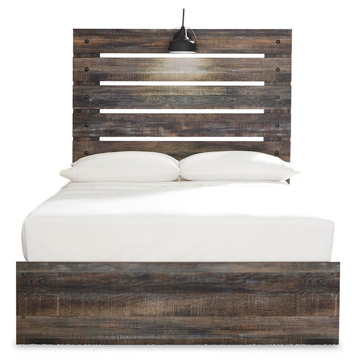 Drystan Full Panel Bed with 2 Storage Drawers - Multi (2)