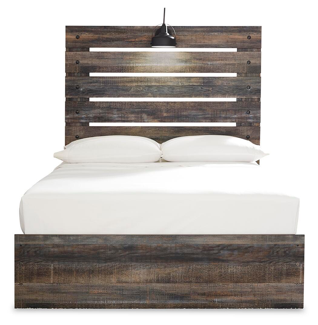 Drystan Full Panel Bed with 4 Storage Drawers - Multi (2)