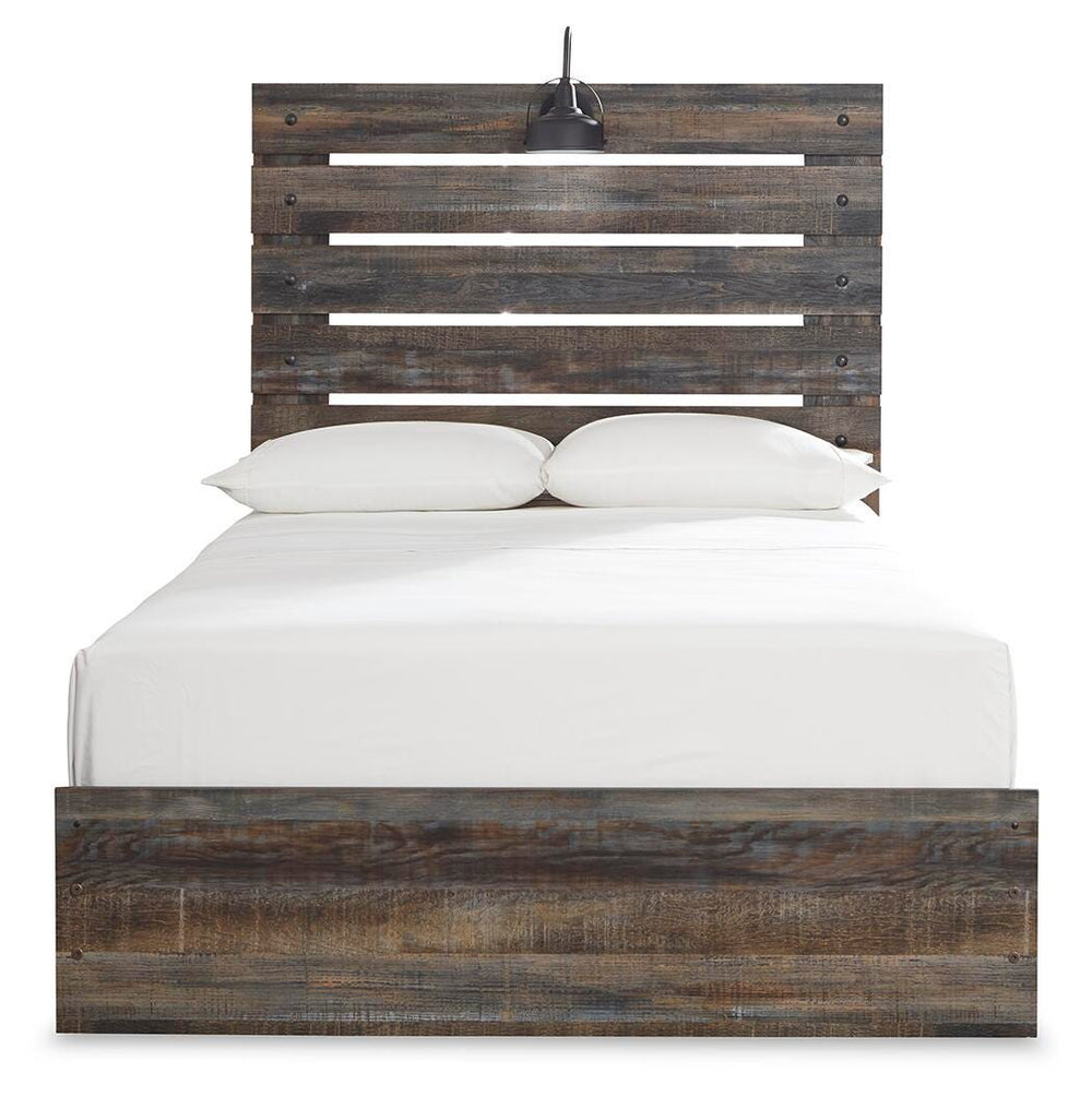 Drystan Full Panel Bed, Dresser, Mirror, and Nightstand - Multi (4)