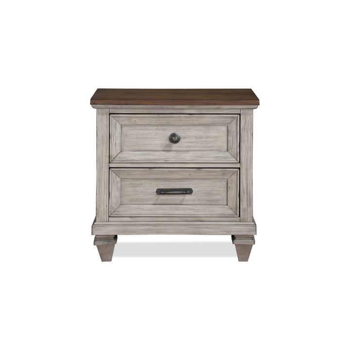 Mariana Nightstand W/usb-Vintage Creme