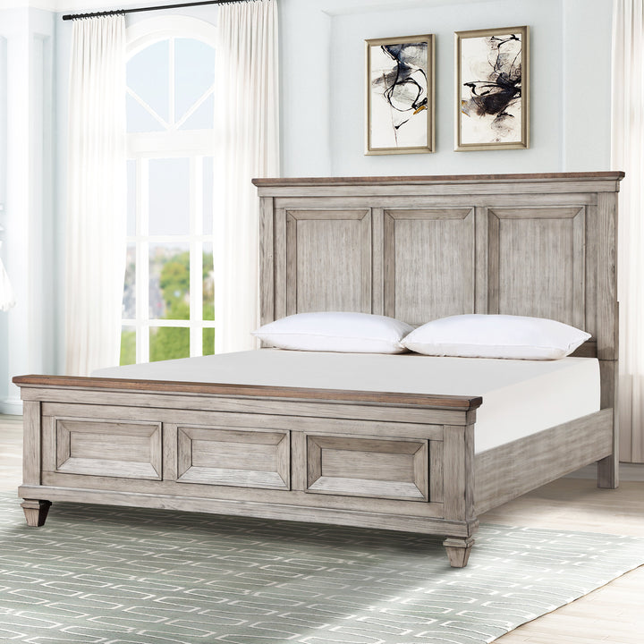 Mariana 6/6-6/0 Ek/wk Footboard &amp; Slats-Vintage Creme