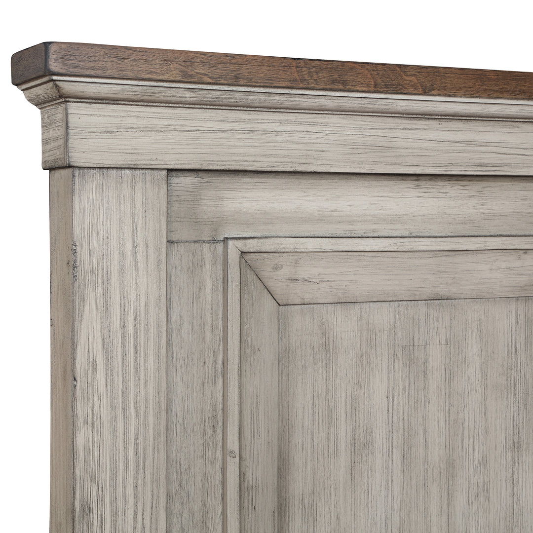 Mariana 6/6-6/0 Ek/wk Footboard & Slats-Vintage Creme