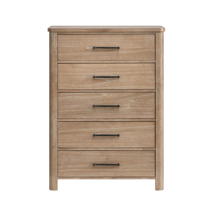 Anika 5 Drawer Chest-Natural
