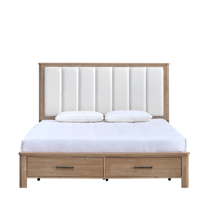 Anika 6/0 WK Storage Bed Side Rails-Natural