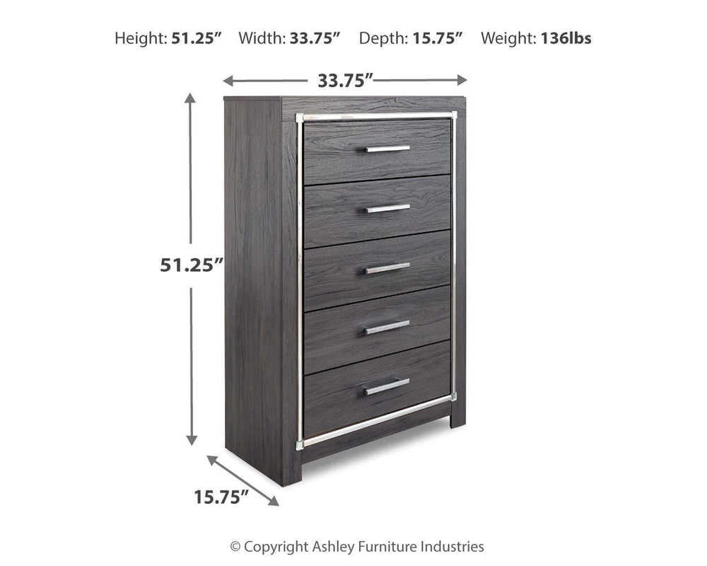 Lodanna Chest of Drawers - Gray (3)