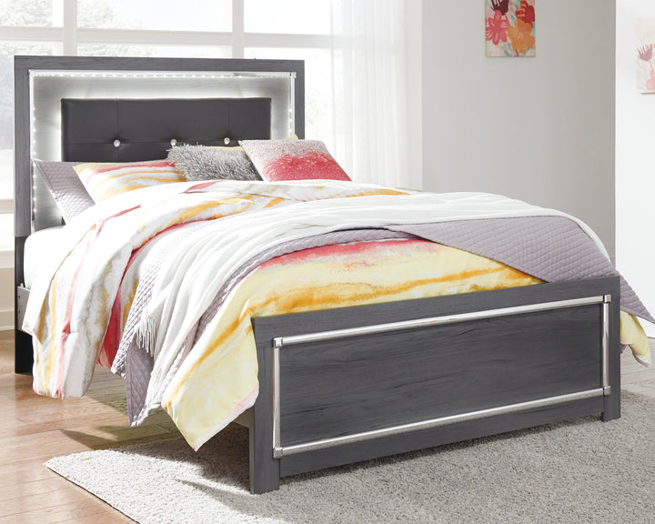 Lodanna Full Panel Bed, Dresser and Chest - Gray (7)