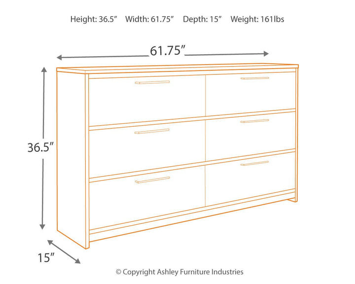 Baystorm Dresser - Gray (8)