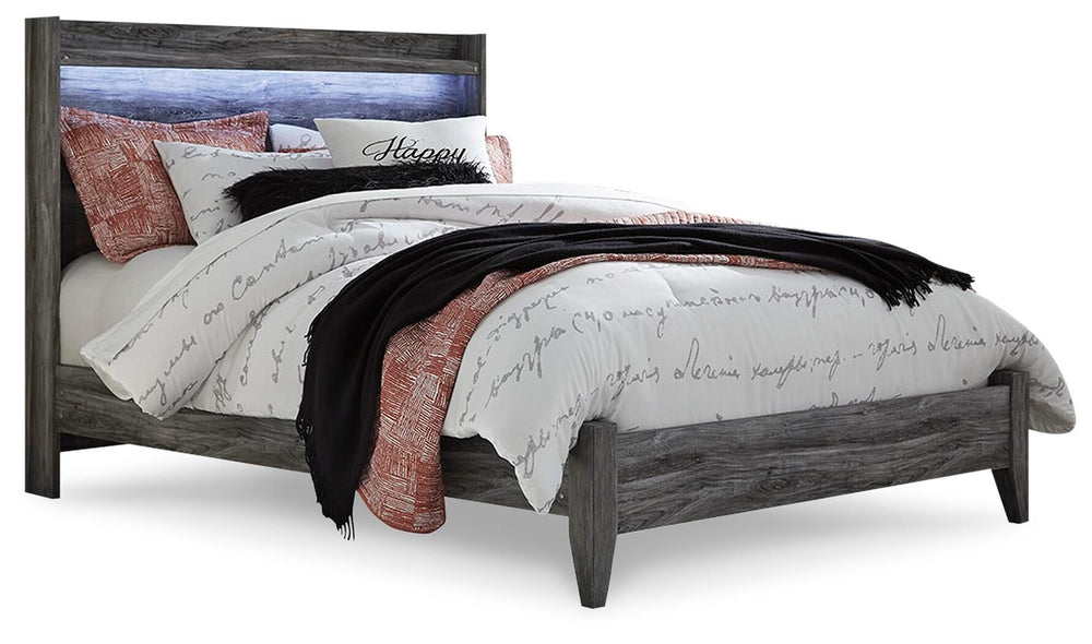 Baystorm Queen Panel Bed - Gray (1)