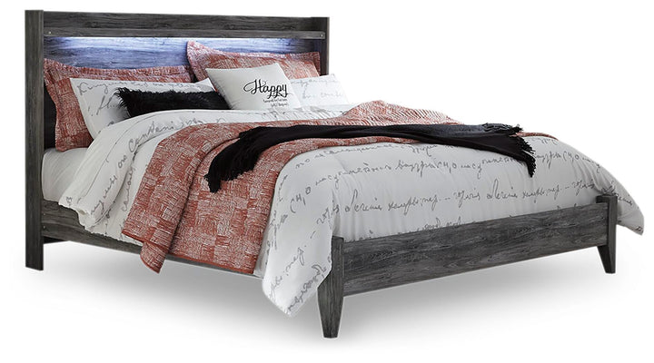 Baystorm King Panel Bed - Gray (1)