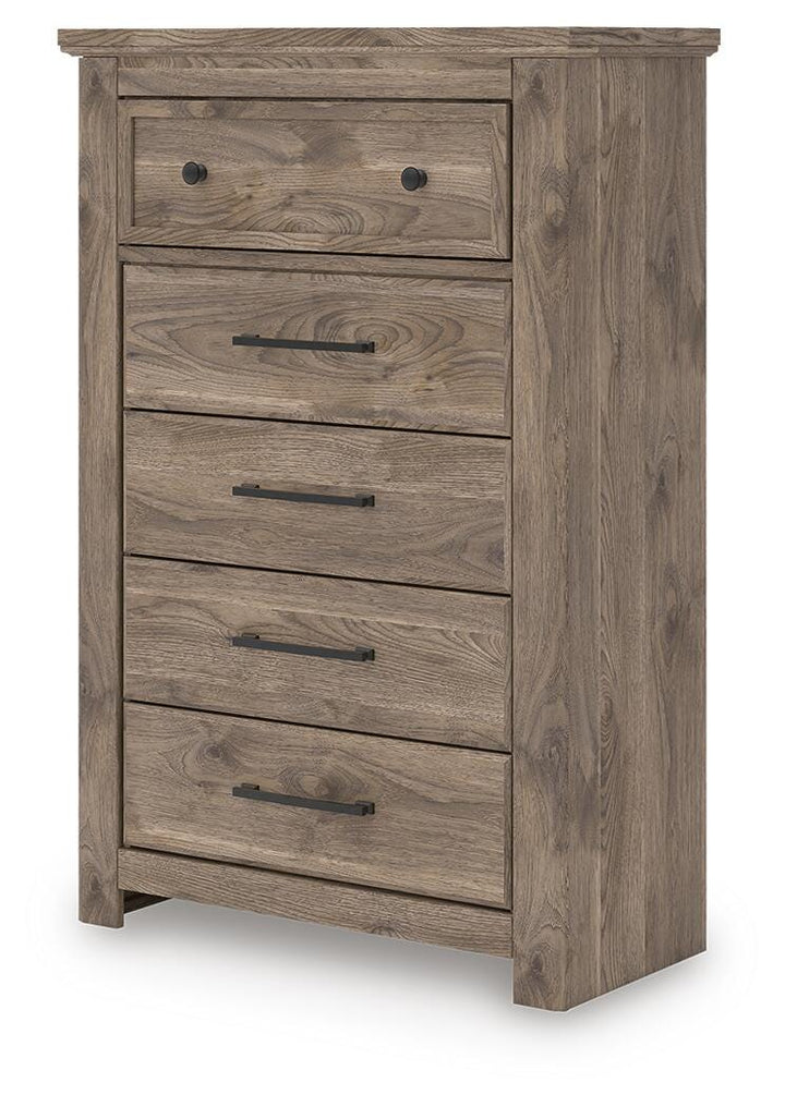 Rusticott Chest of Drawers - Light Brown (4)