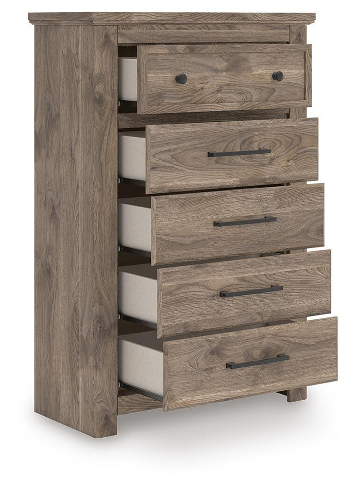 Rusticott Chest of Drawers - Light Brown (2)