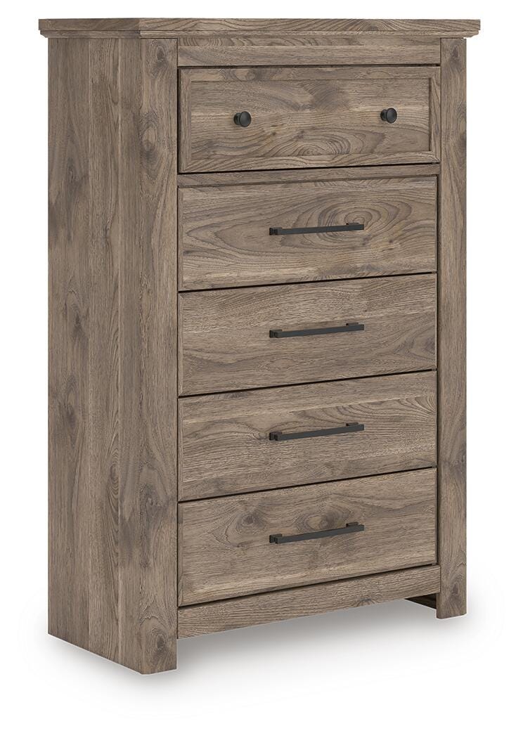 Rusticott Chest of Drawers - Light Brown (1)