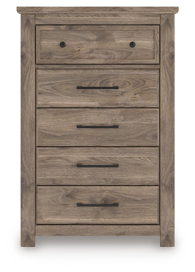 Rusticott Chest of Drawers - Light Brown (3)