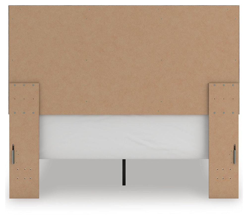 Rusticott Queen Panel Bed - Light Brown (6)