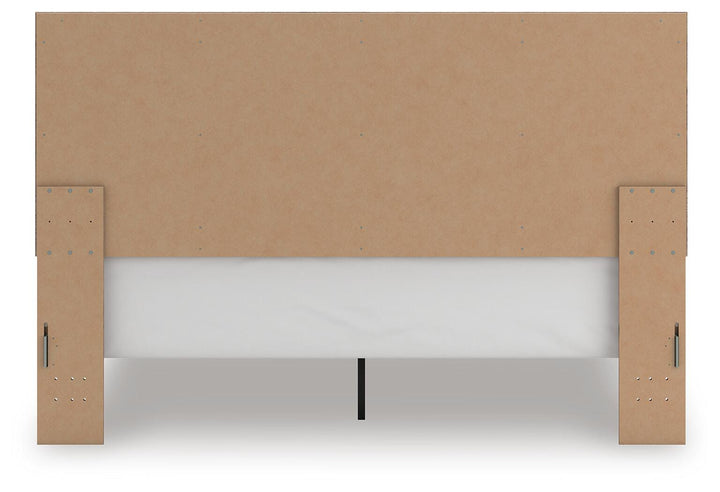 Rusticott King Panel Bed - Light Brown (6)