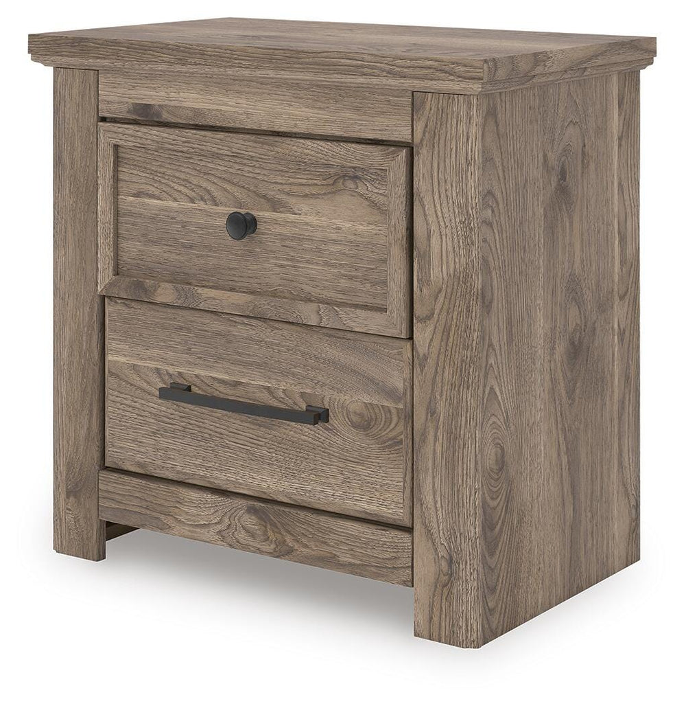 Rusticott Nightstand - Light Brown (5)