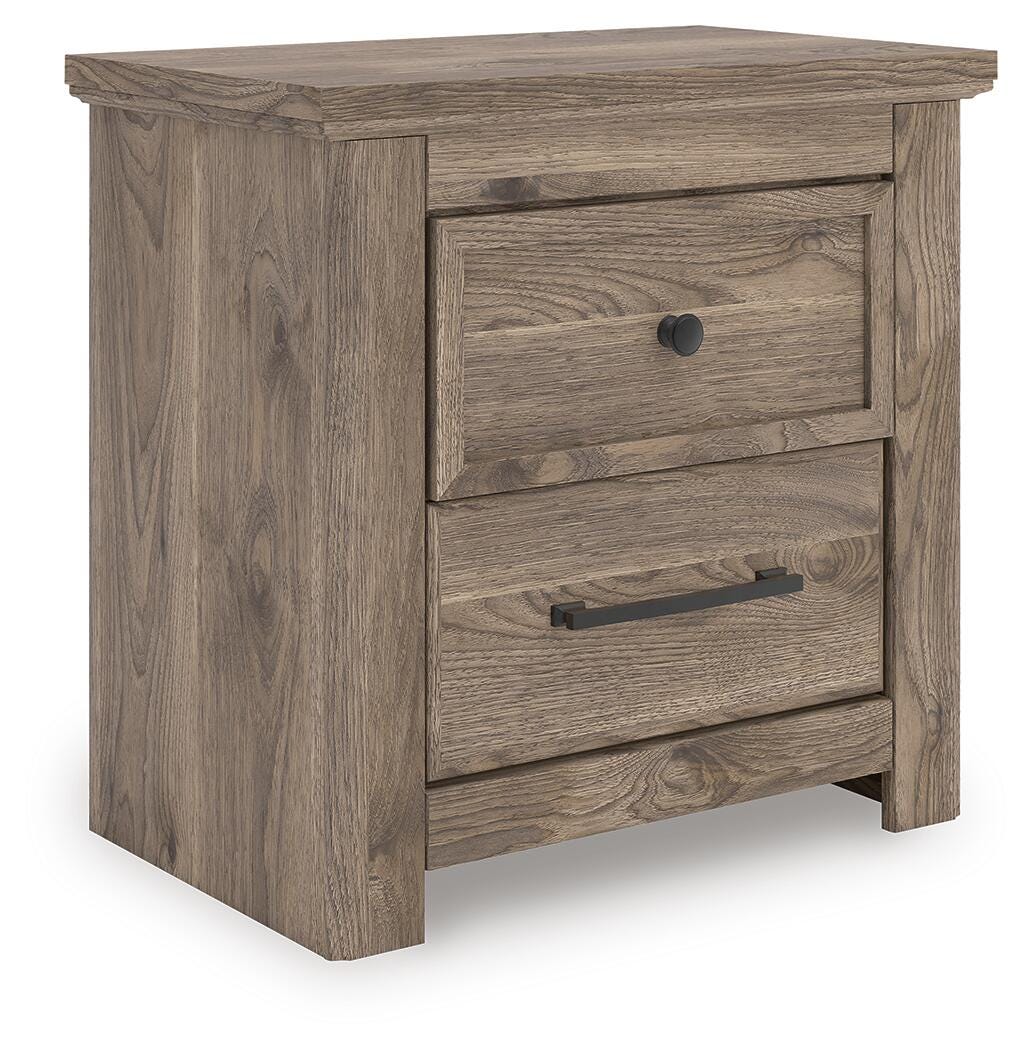Rusticott Nightstand - Light Brown (2)