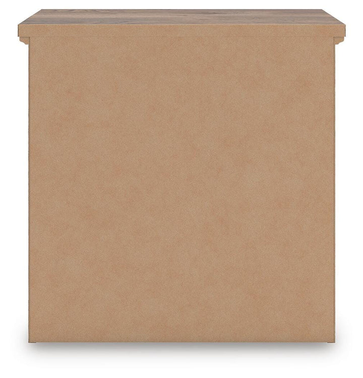 Rusticott Nightstand - Light Brown (7)