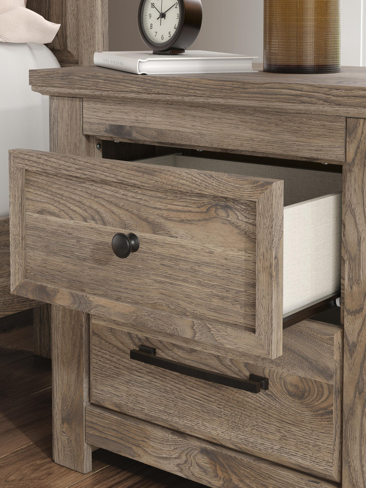 Rusticott Nightstand - Light Brown (11)