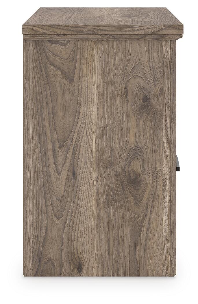Rusticott Nightstand - Light Brown (6)