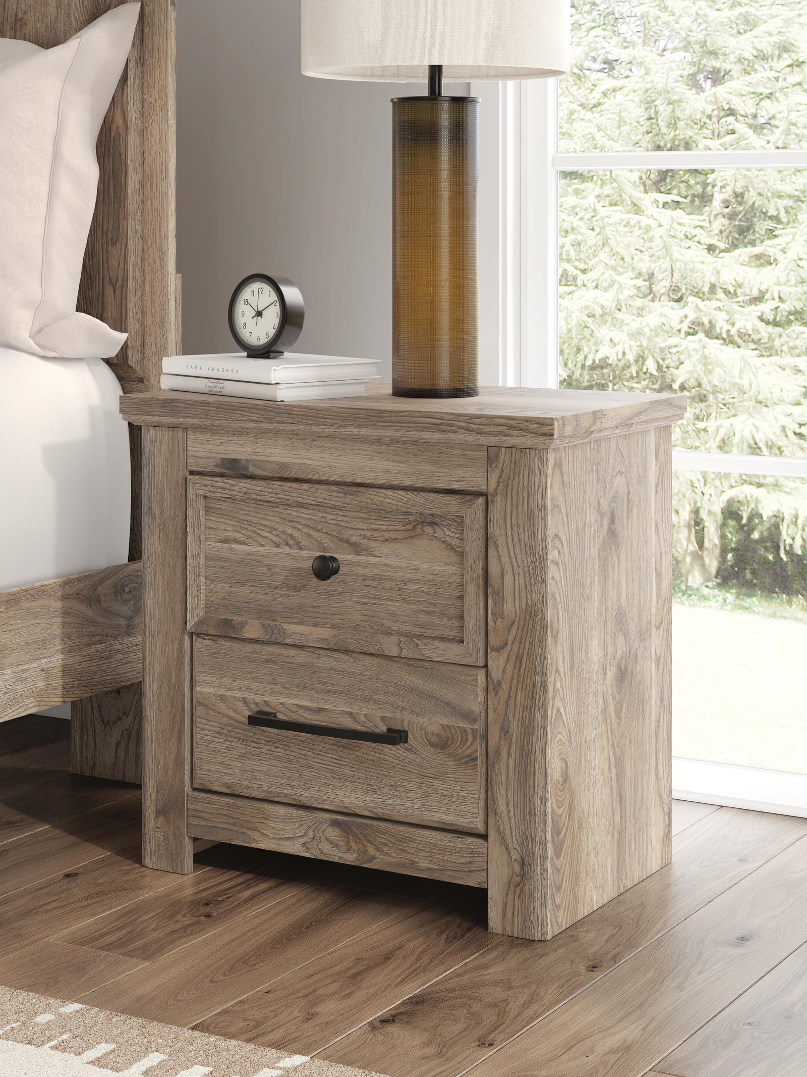 Rusticott Nightstand - Light Brown (1)