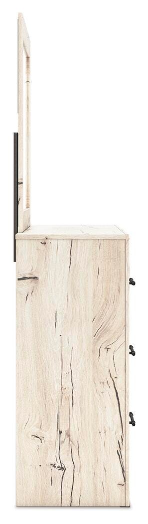 Lawroy Dresser and Mirror - Beige (7)