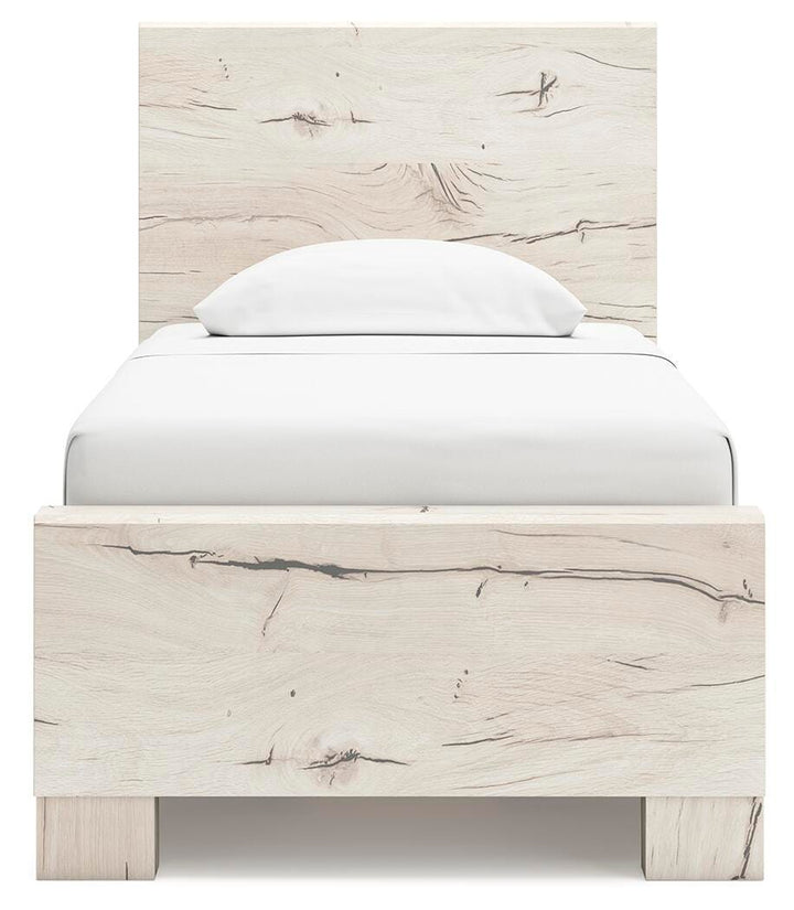 Lawroy Twin Panel Bed with Storage - Beige (5)