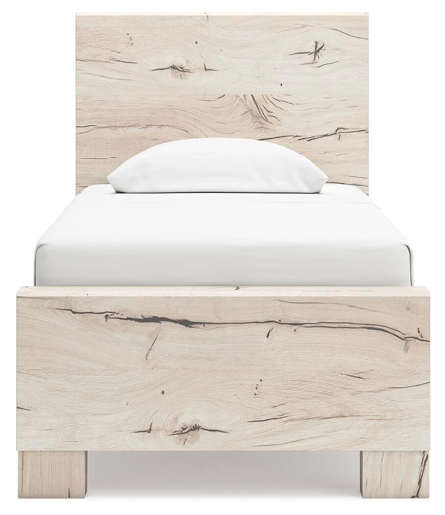 Lawroy Twin Panel Bed - Beige (4)