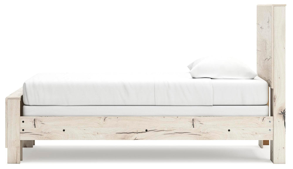 Lawroy Twin Panel Bed - Beige (6)