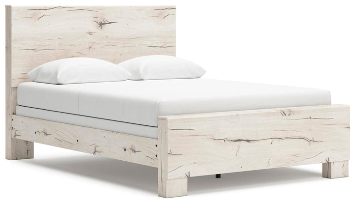Lawroy Queen Panel Bed - Beige (2)