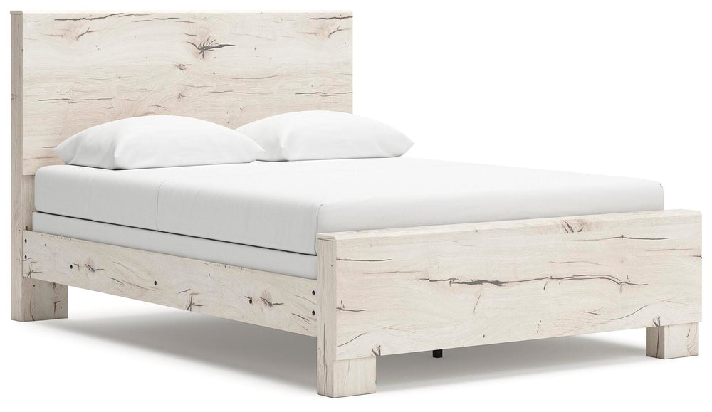 Lawroy Queen Panel Bed - Beige (2)