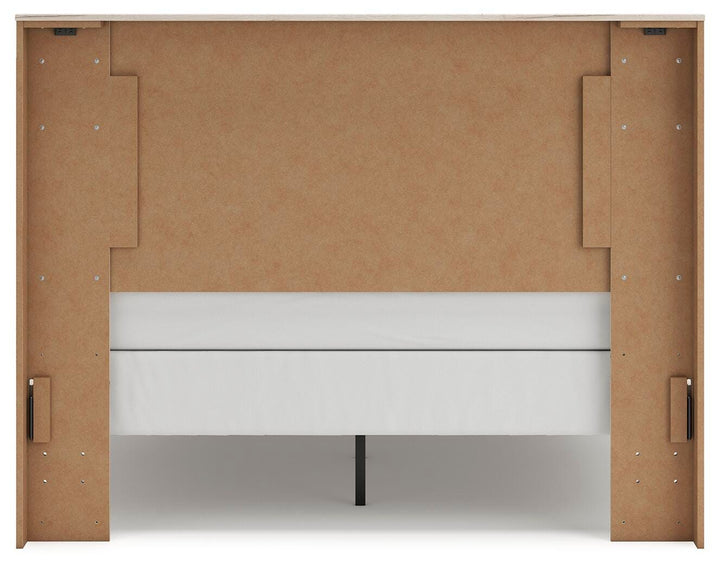 Lawroy Queen Panel Bed - Beige (7)