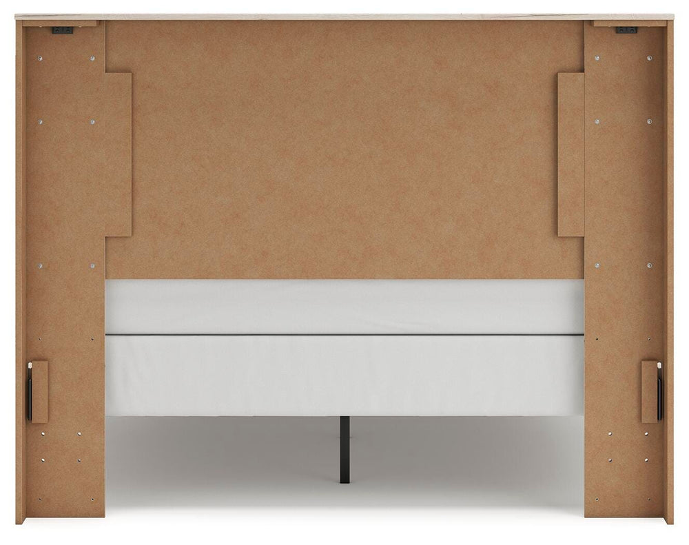 Lawroy Queen Panel Bed - Beige (7)