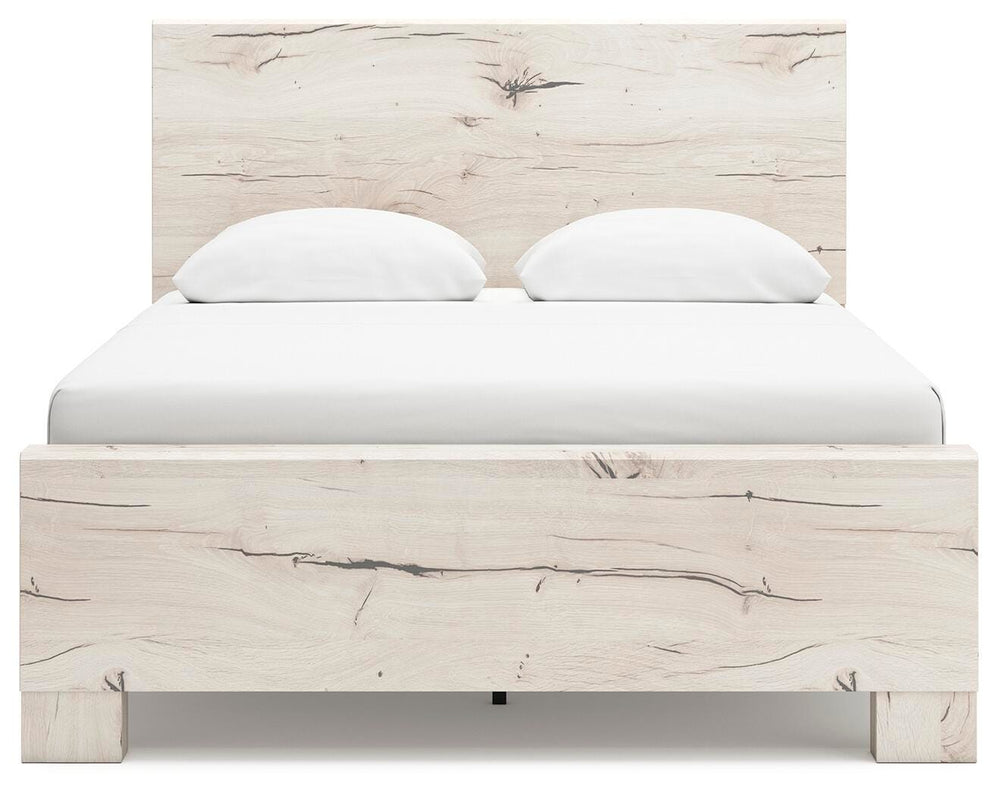Lawroy Queen Panel Bed - Beige (4)
