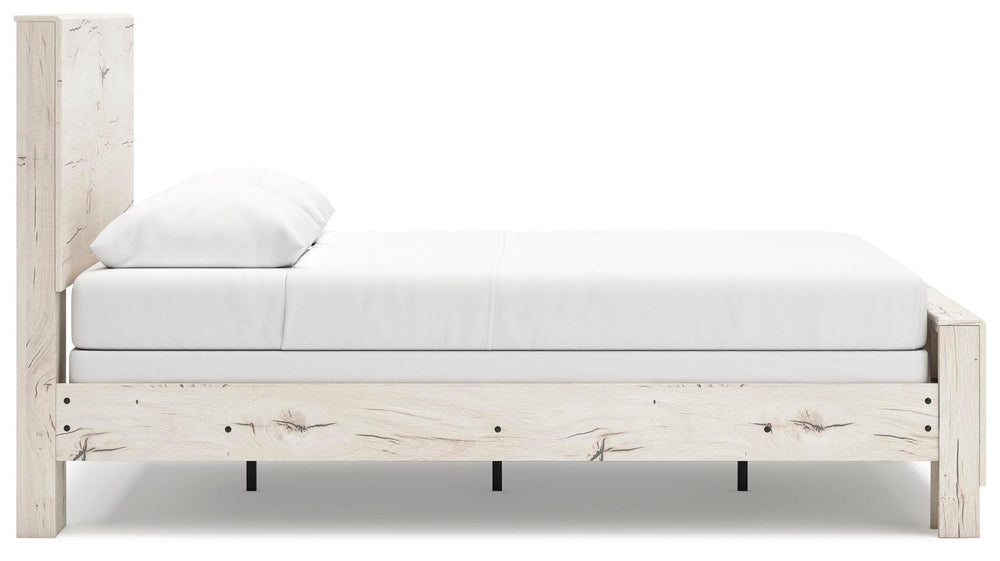 Lawroy Queen Panel Bed - Beige (5)