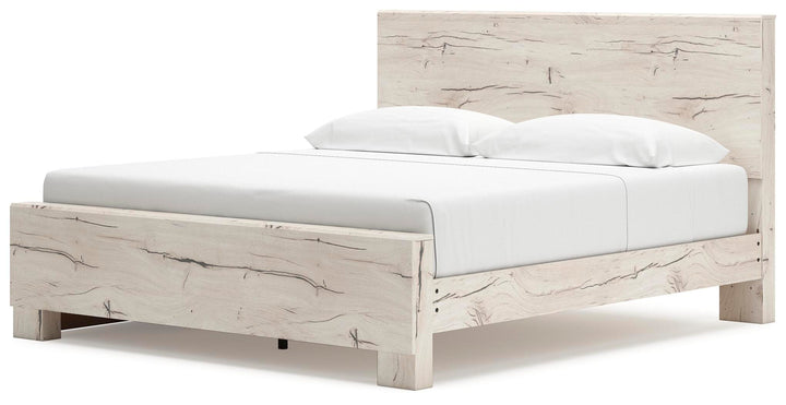 Lawroy King Panel Bed with Storage - Light Natural (4)