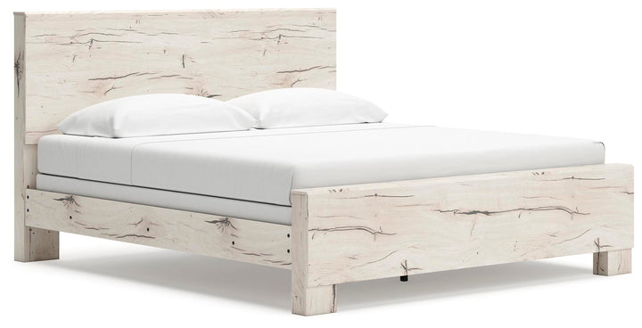 Lawroy King Panel Bed - Beige (2)