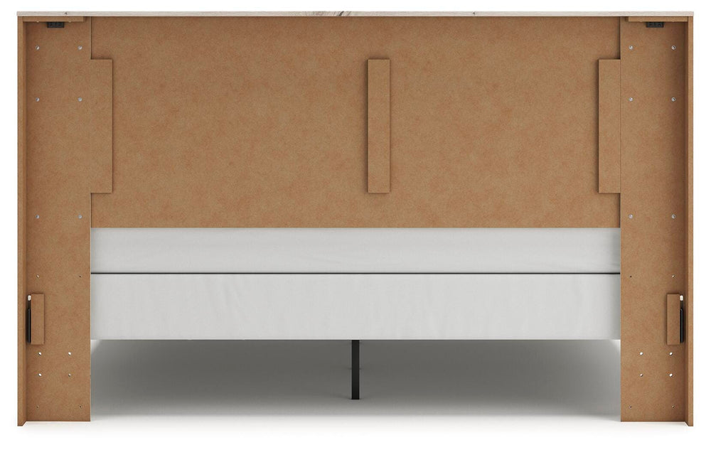Lawroy King Panel Bed - Beige (7)