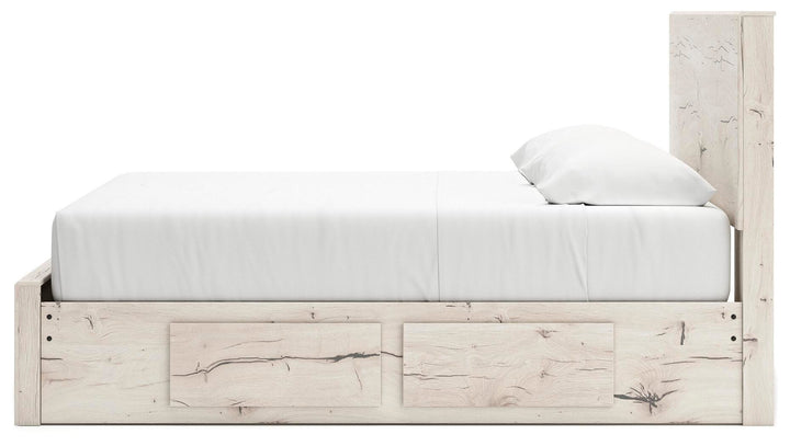 Lawroy King Panel Storage Bed - Light Natural (7)