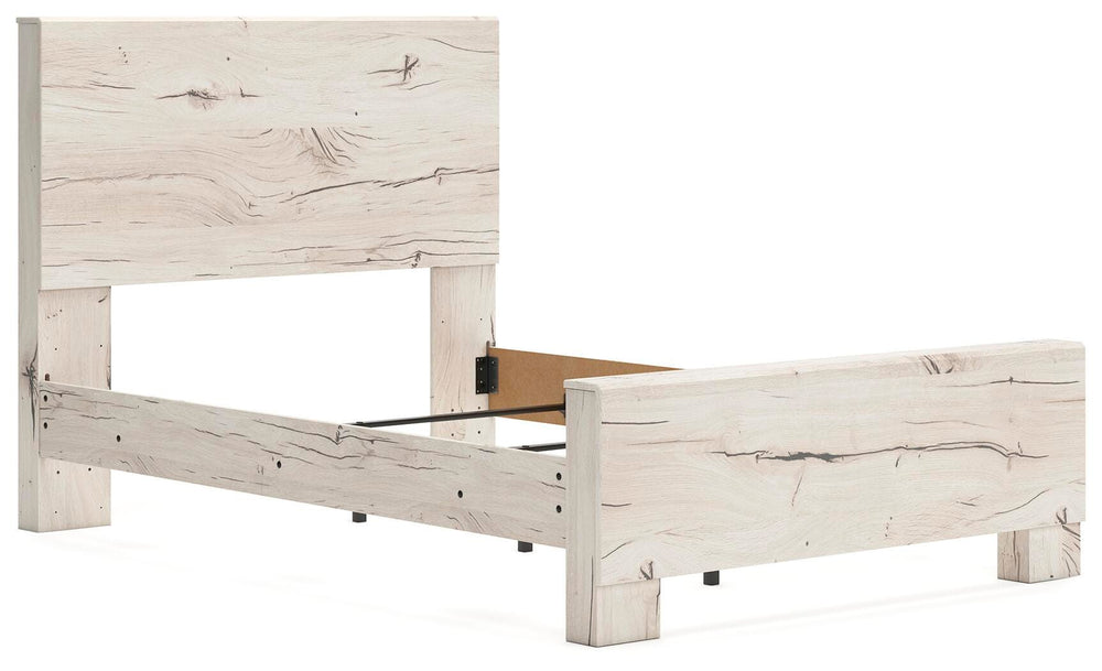 Lawroy Full Panel Bed - Beige (8)