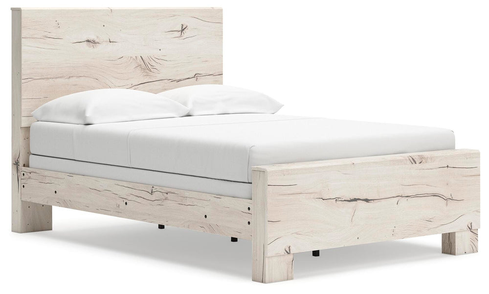 Lawroy Full Panel Bed - Beige (2)